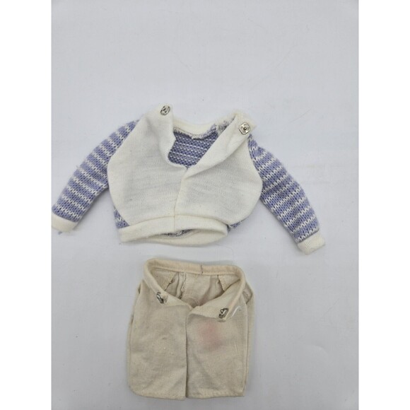 Vintage 1986 Ken Pet Show Fashion #3663 Sweater Shorts Outfit Barbie Mattel 80s - Picture 7 of 8